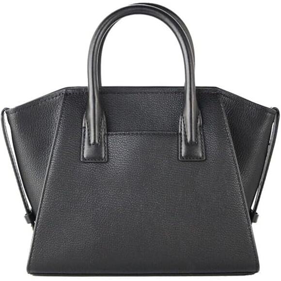 NWT Michael Kors Women's Avril Small Logo Top-Zip Satchel ,Black-OS - Picture 2 of 2